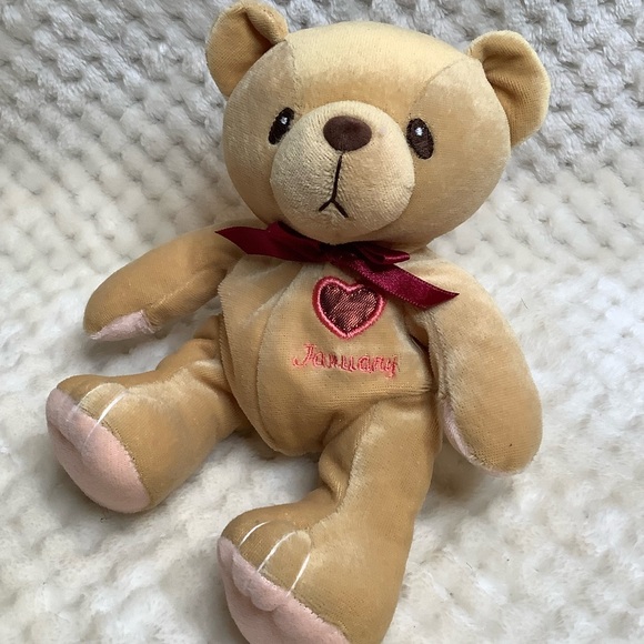Cherished Teddy Plush January Bear Stuffed Animal Toy - Picture 2 of 12